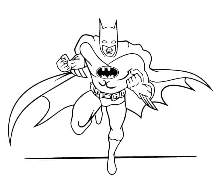 Desenhos de Batman Dc Super Herói para Colorir