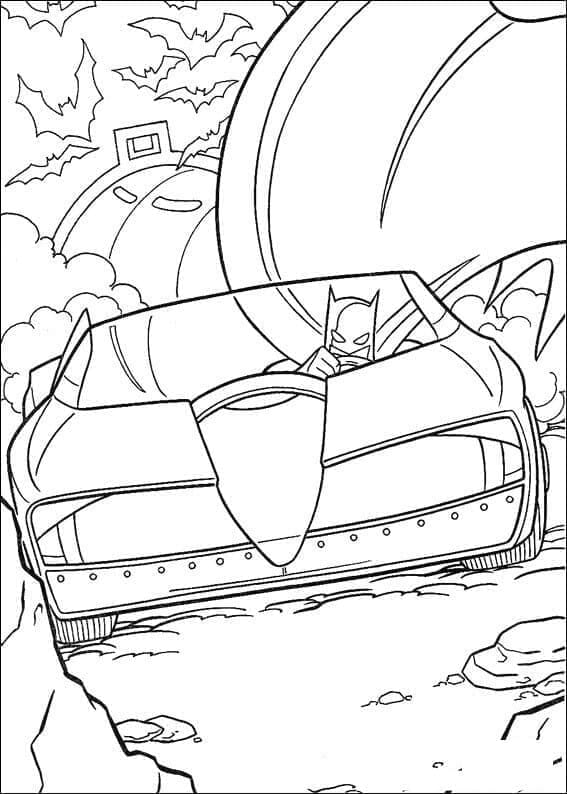 Desenhos de Batman Imprimivel Grátis para Colorir