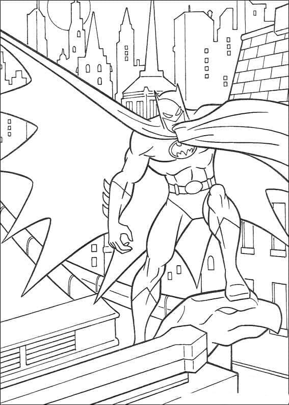 Desenhos de Batman Imprimivel para Colorir