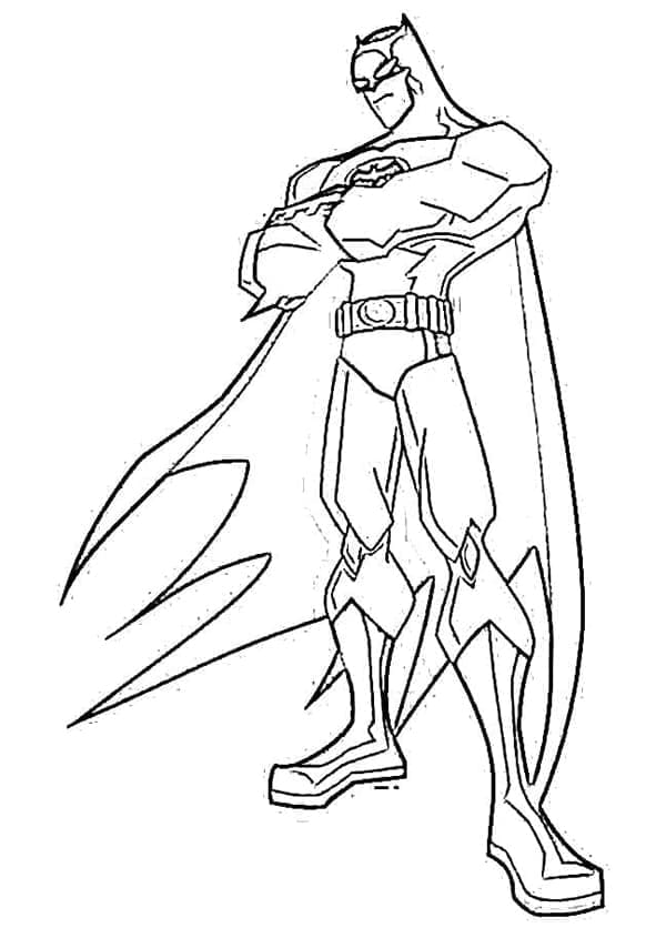 Desenhos de Batman Muito Incrível para Colorir
