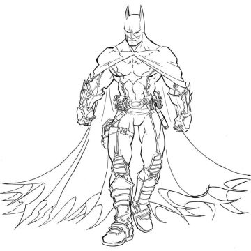 Desenhos de Dc Batman para Colorir