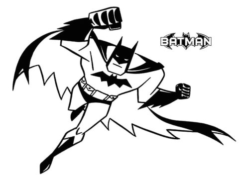 Desenhos de Imprimível Batman para Colorir