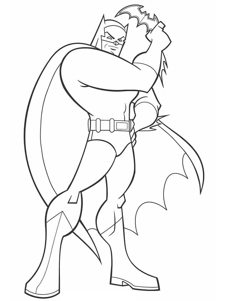 Desenhos de Super Herói Batman para Colorir