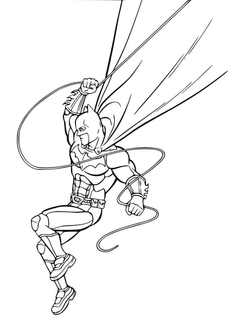 Desenho de Batman Legal para Imprimir Download Lápis de Cor