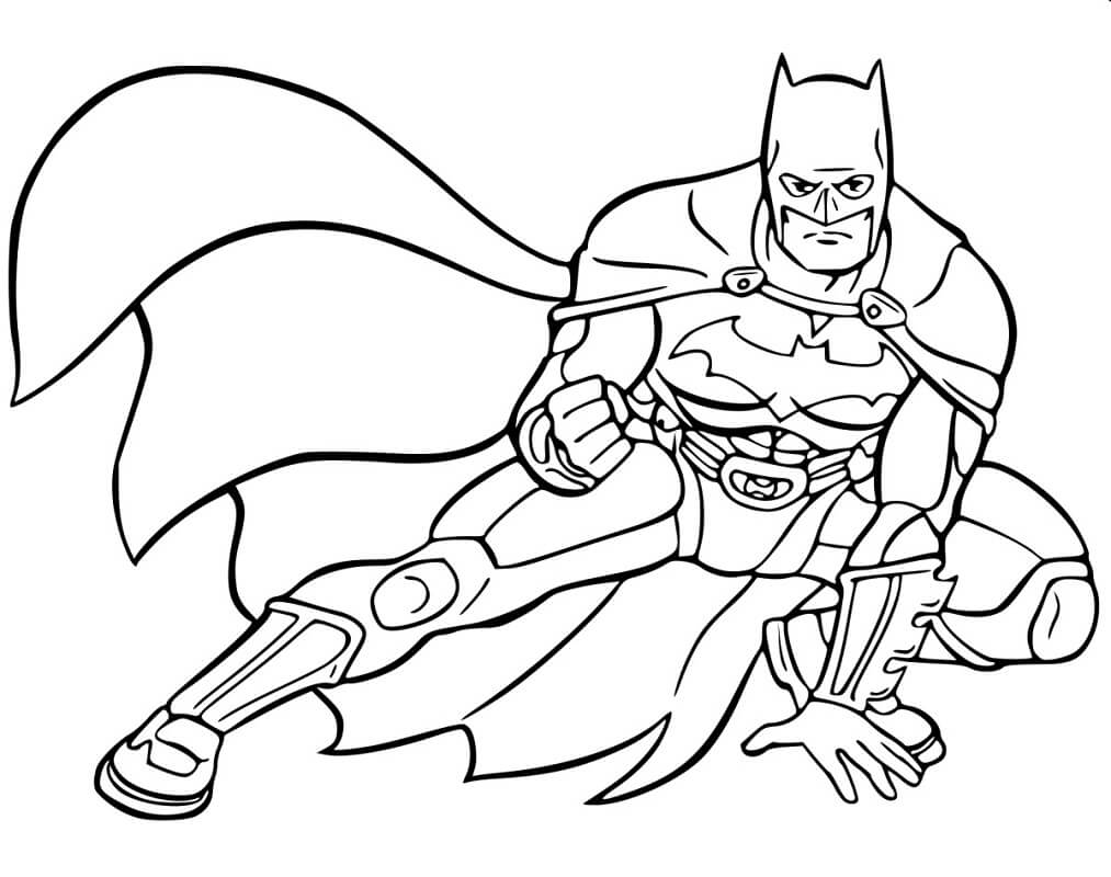 Desenho de Batman para Imprimir Grátis Imprimivel