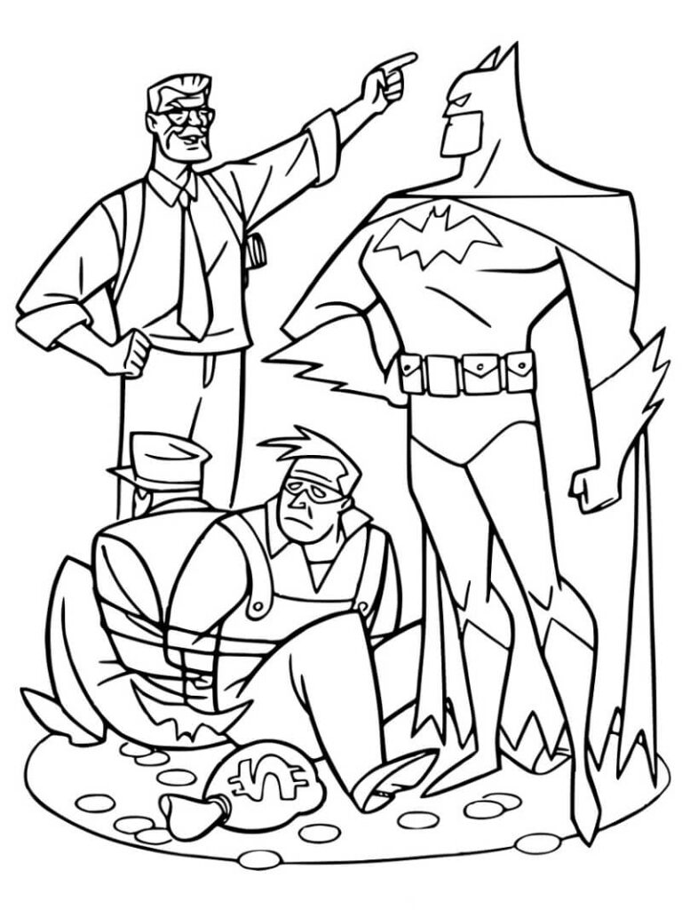 Desenho de Batman para Pintar Pdf Tinta Guache