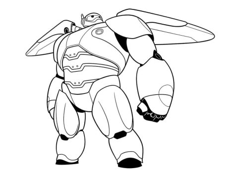 Desenho de Baymax para Pintar Download