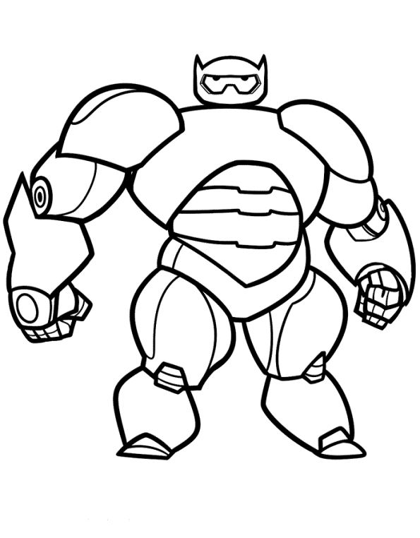 Desenhos de Baymax para Colorir