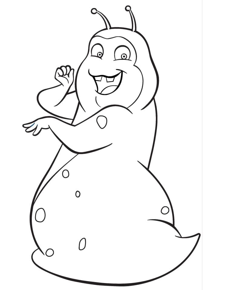 Desenho de Beat Bugs Walter para Colorir