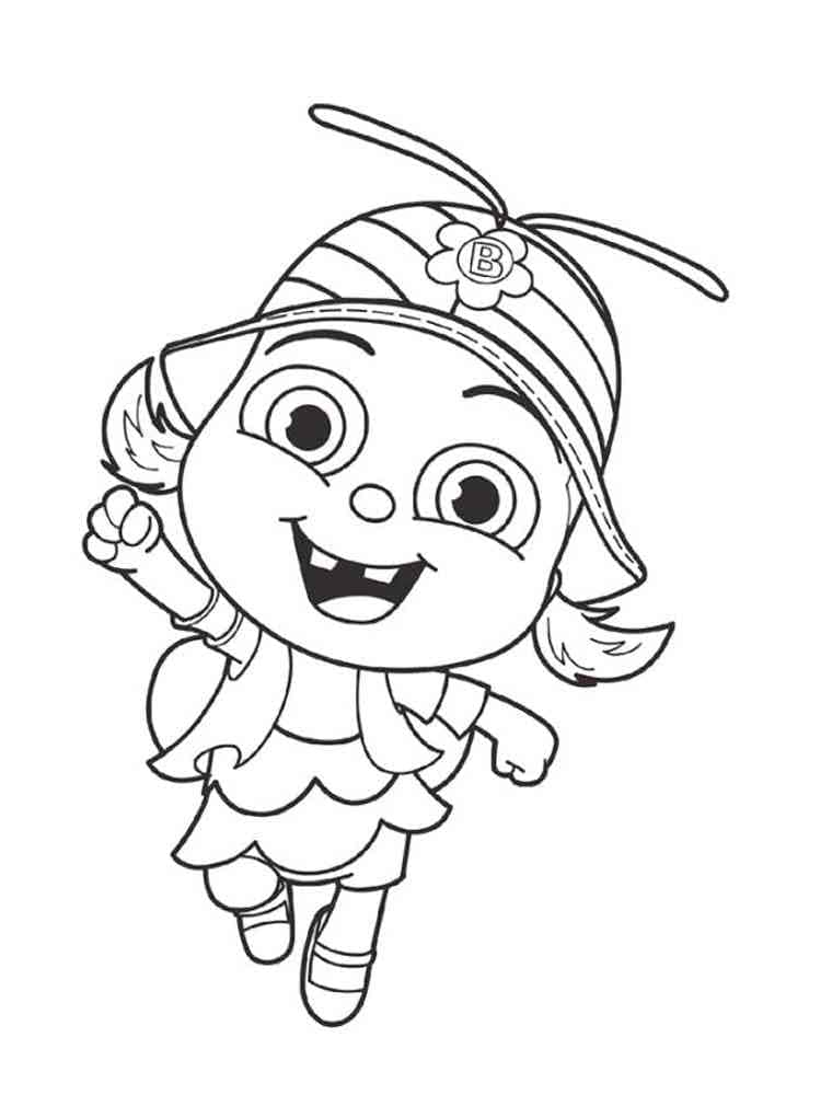 Desenho de Buzz Beat Bugs para Colorir