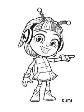Desenho de Kumi de Beat Bugs para Colorir