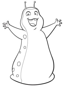 Desenho de Kumi em Beat Bugs para Colorir