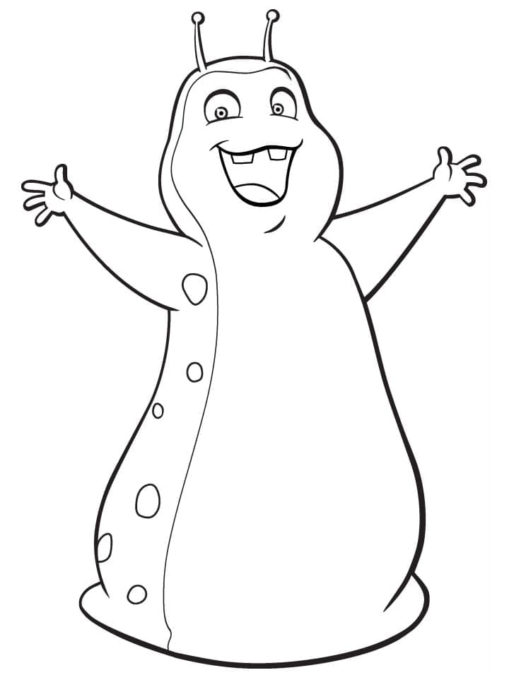 Desenho de Kumi em Beat Bugs para Colorir