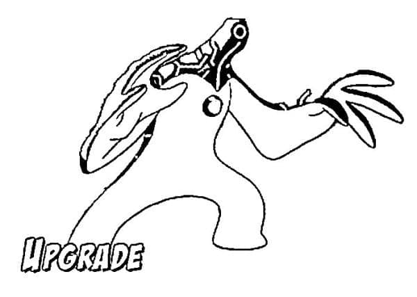 Desenho de Ben 10 Upgrade para Colorir