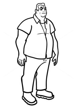 Desenho de Max Tennyson de Ben 10 para Colorir