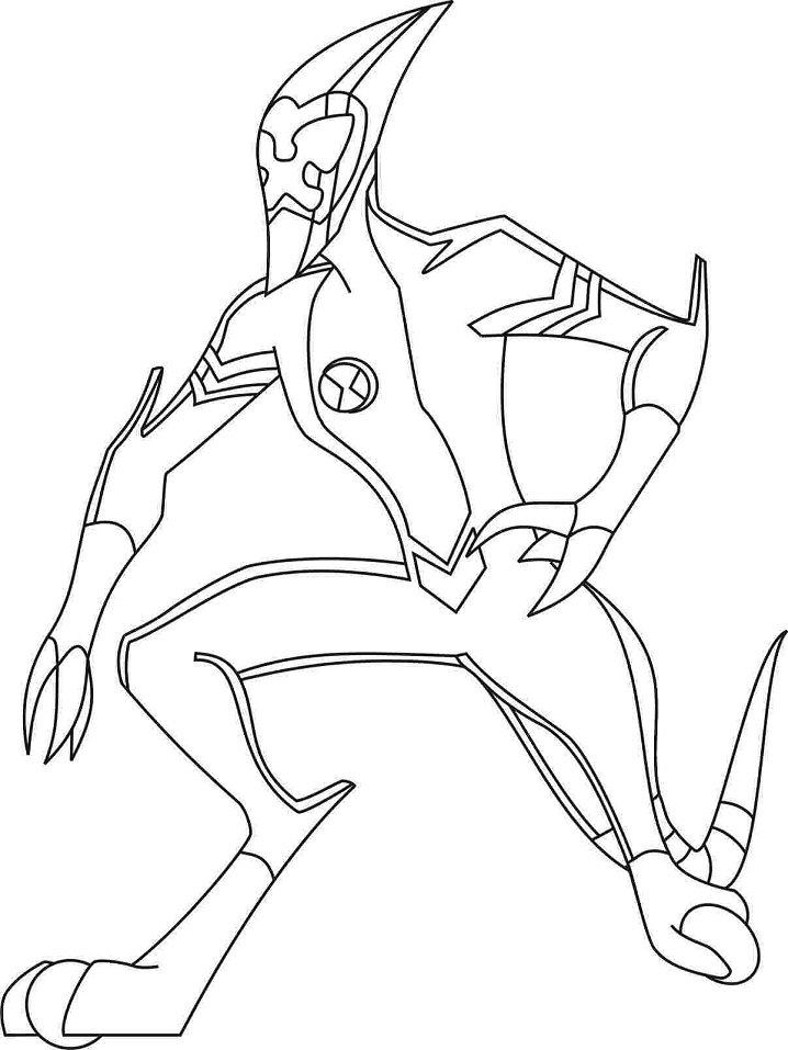 Desenho de Ben 10 para Pintar Download