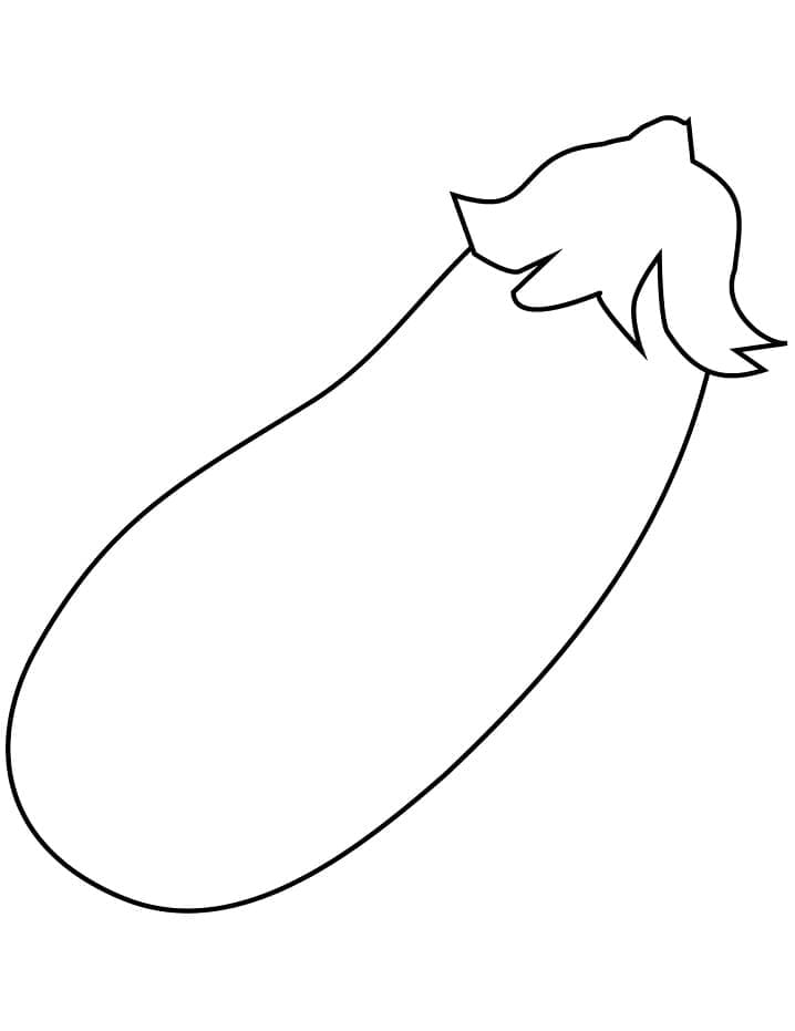 Desenho de Berinjela para Imprimir Grátis Download