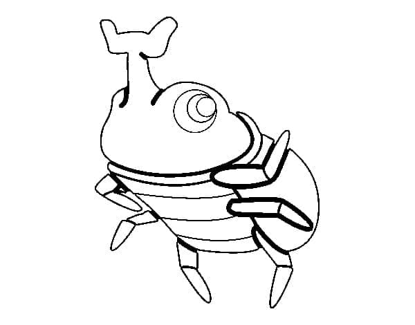 Desenho Besouro Rinoceronte para Colorir