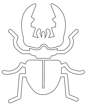 Desenho de Besouro para Imprimir Pdf