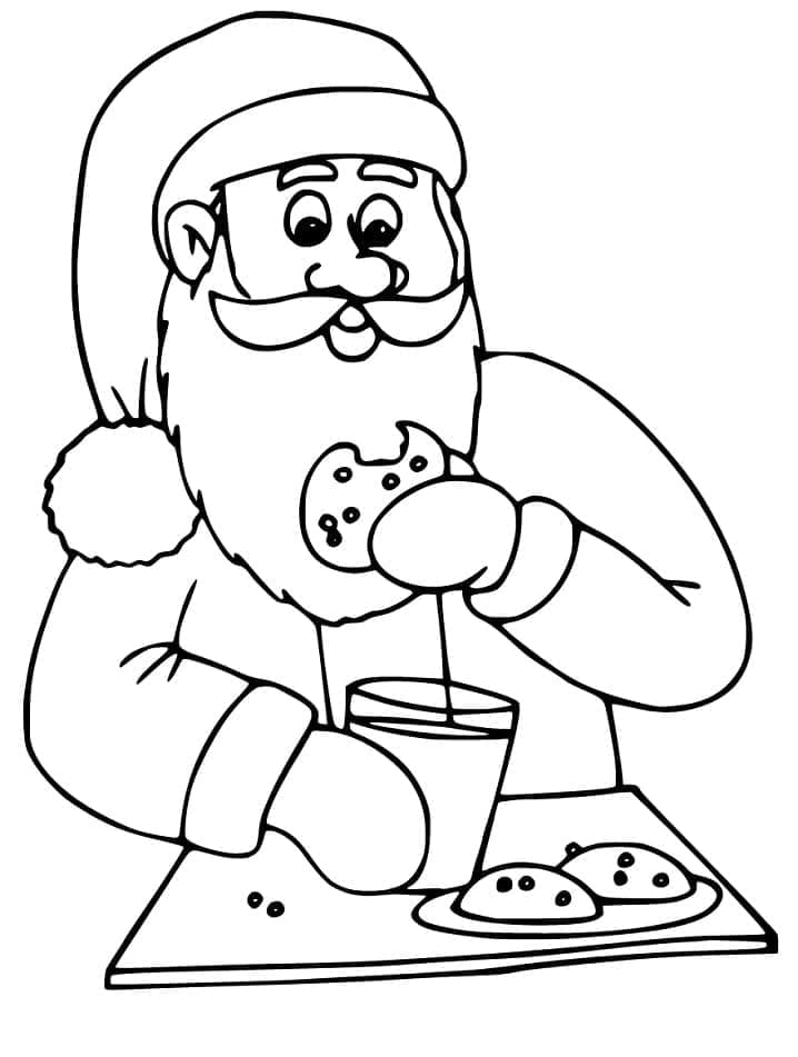 Desenhos de Biscoito de Natal para Colorir