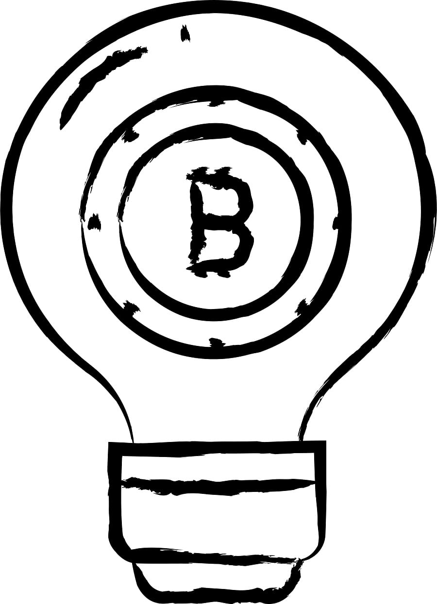 Desenho de Investimento Bitcoin para Imprimir Pdf Grátis