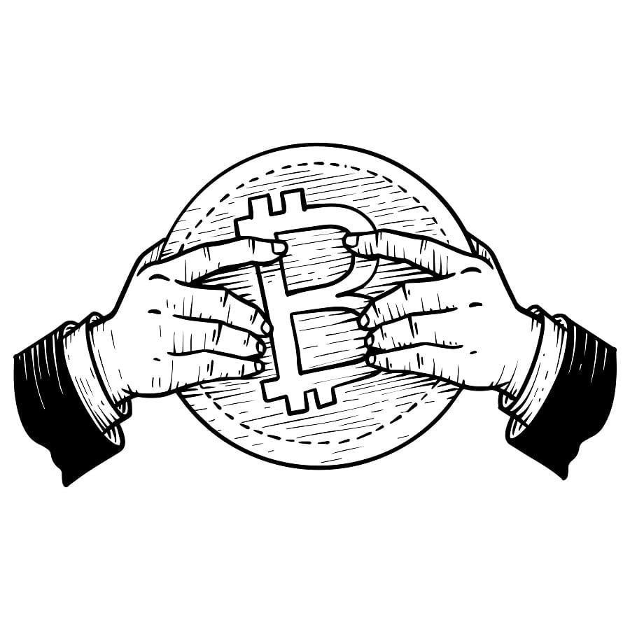 Desenhos de Bitcoin para Colorir