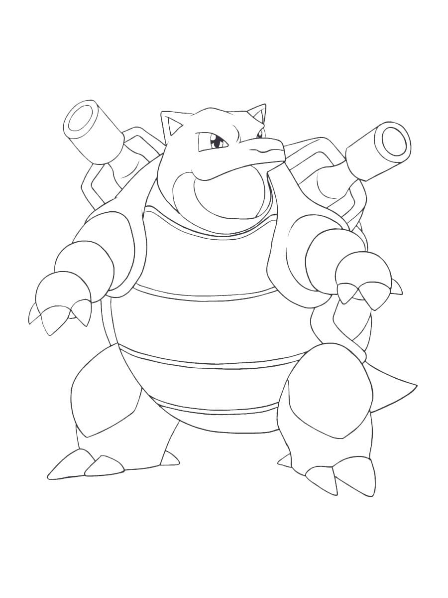 Desenhos de Blastoise para Colorir