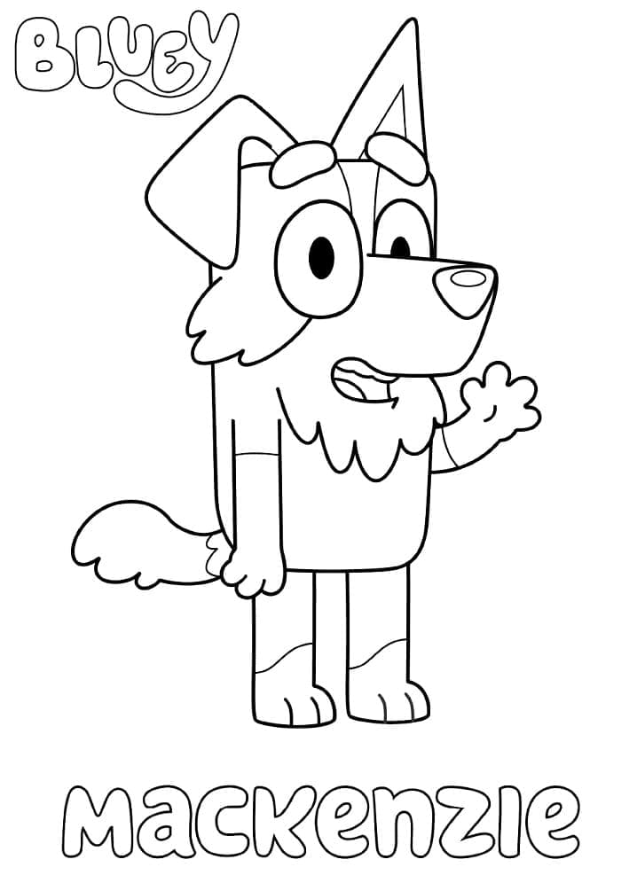 Desenho de Mackenzie para Colorir