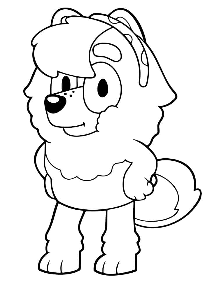 Desenhos de Bluey para Colorir