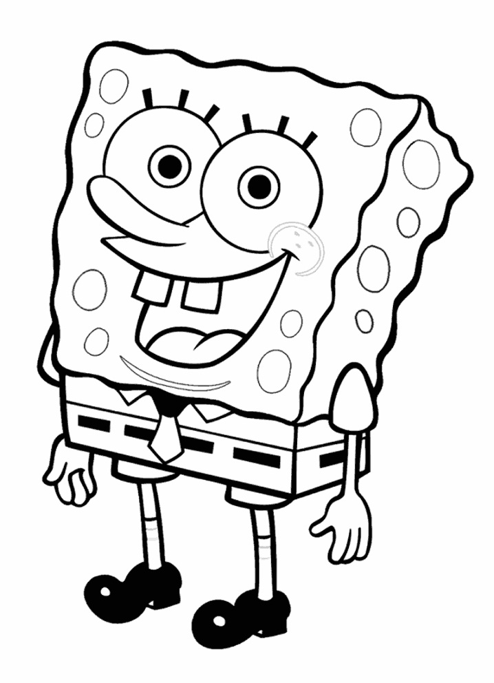 Desenho de Bob Esponja para Colorir