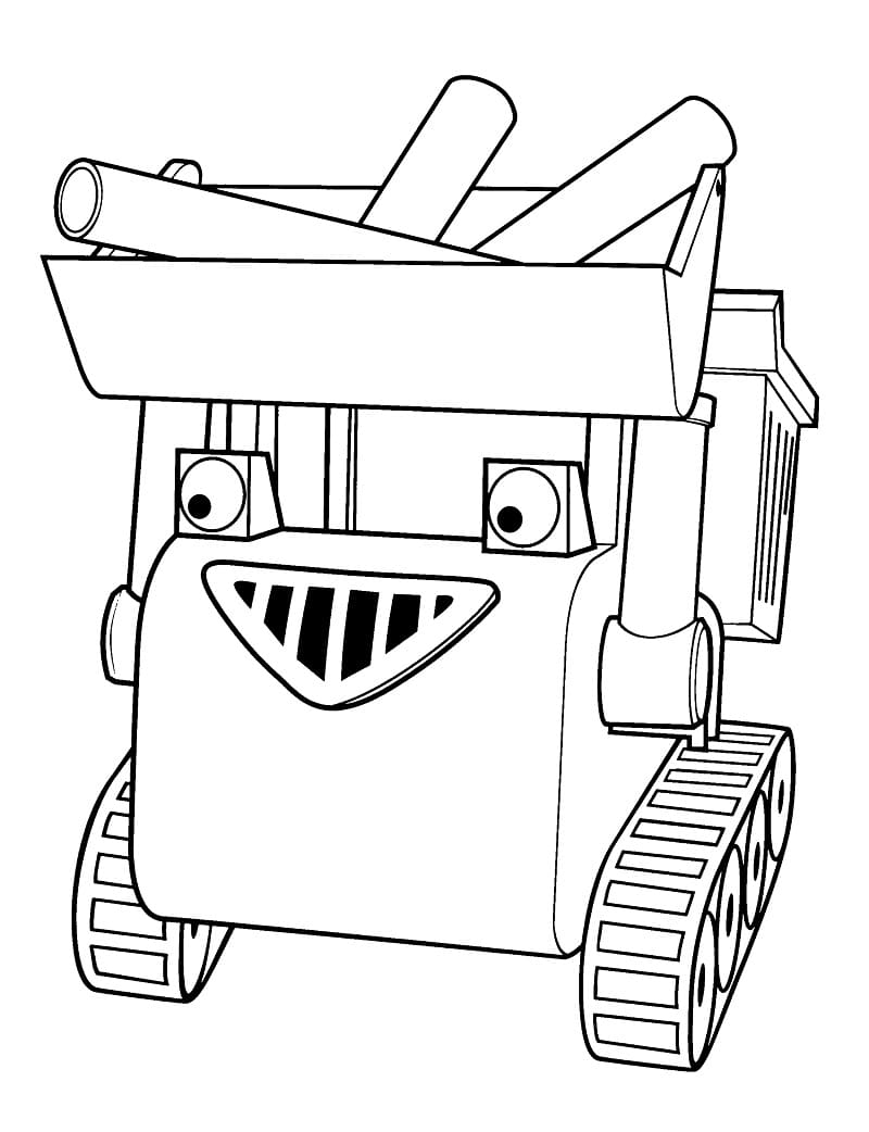 Desenho de Imagem de Bob o Construtor para Colorir