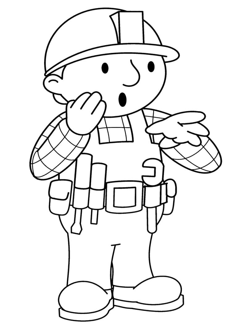 Desenhos de Bob, o Construtor para Colorir