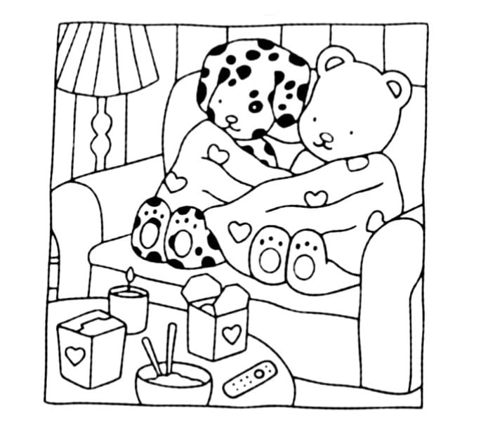 Desenho para Pintar do Bobbie Goods