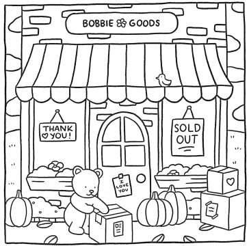 Loja de Bobbie Goods para Pintar