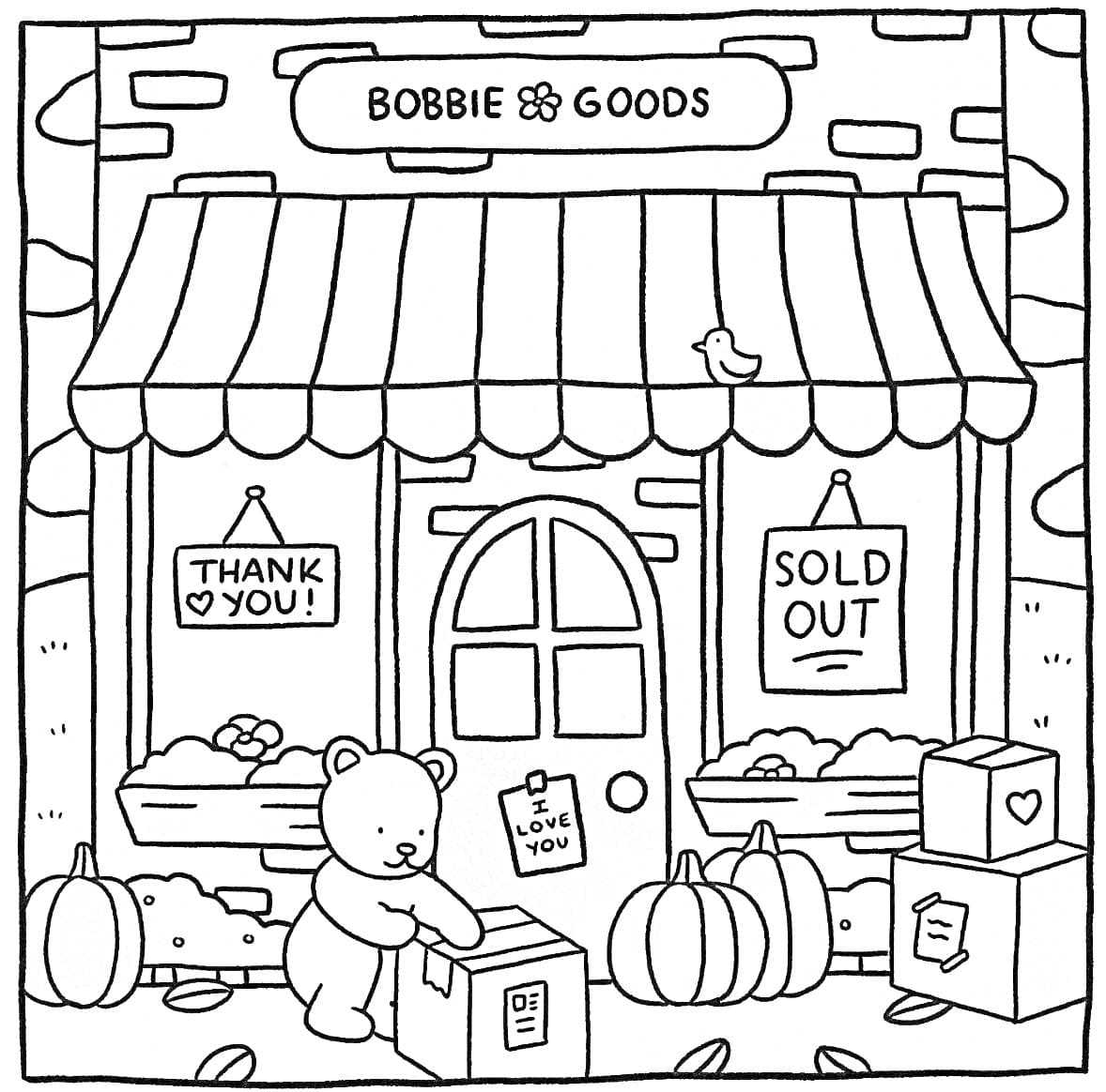 Loja de Bobbie Goods para Pintar
