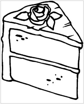 Desenho de Bolo para Imprimir Download