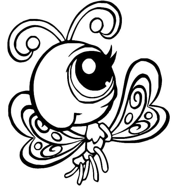 Desenho de Borboleta Muito Linda para Colorir