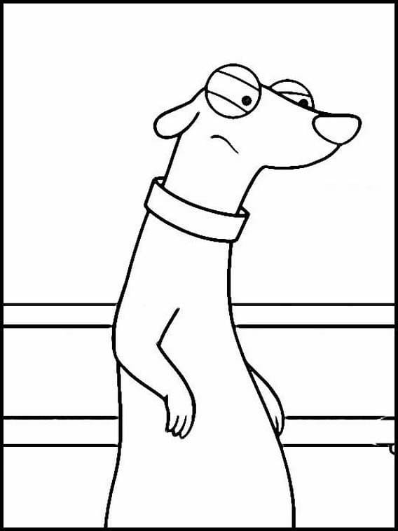 Desenhos de Boris e Rufus para Colorir