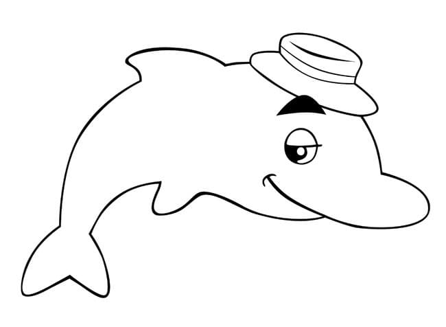Desenho de Lenda do Boto Cor de Rosa para Colorir