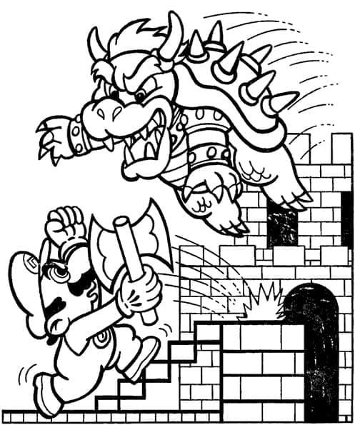 Desenhos de Bowser para Colorir