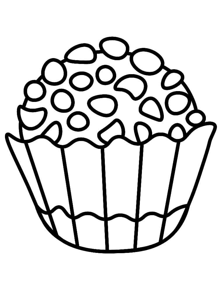 Desenhos de Brigadeiro para Colorir