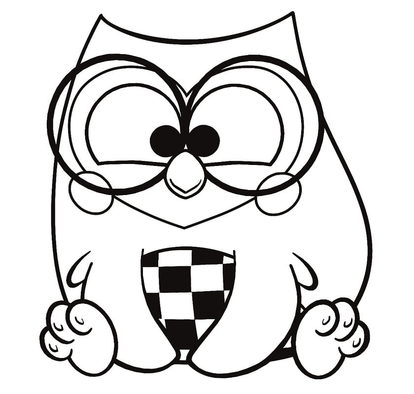 Desenho Biel de Bubu e as Corujinhas para Colorir