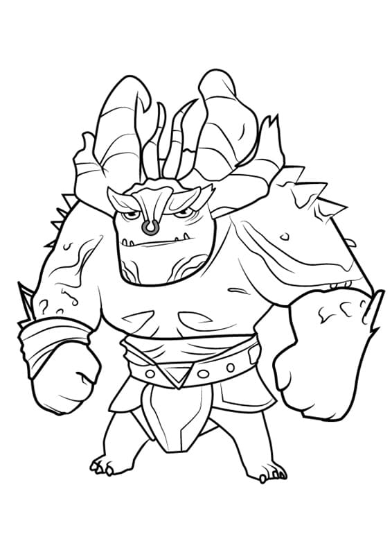 Desenhos de Caçadores de Trolls para Colorir