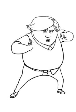 Desenho Toby caçadores de Trolls para Colorir