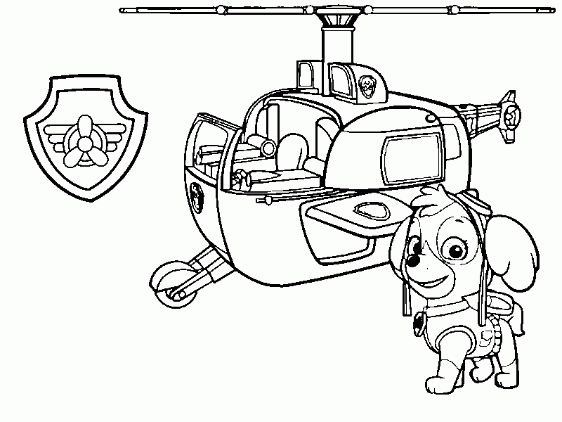 Desenho de Cachorro Infantil para Colorir e Imprimir