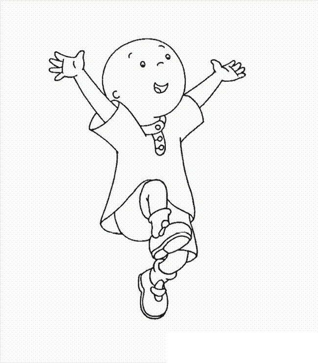 Desenhos de Caillou para Colorir