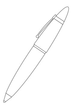 Desenho Caneta de Escrever Imprimível
