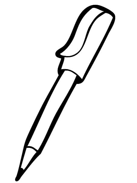 Desenho Caneta Online para Colorir Grátis