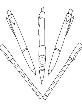 Desenho Caneta Pequena para Imprimir