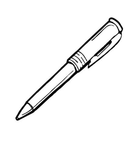 Desenho Caneta Simples para Pintar Pdf